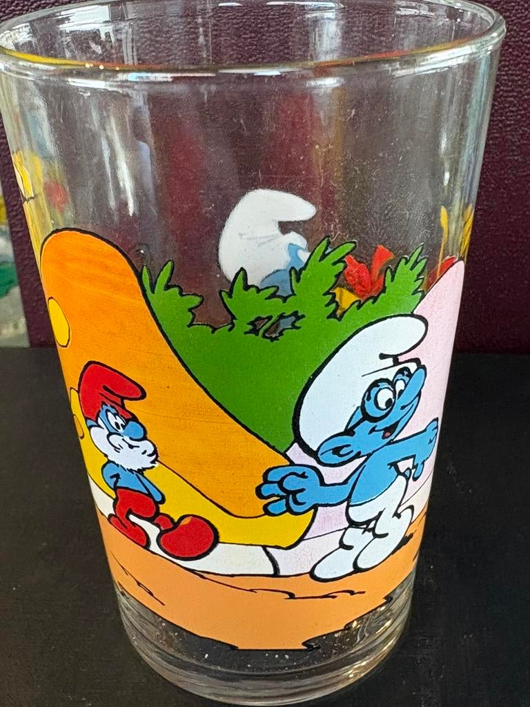 Smurfen glas Benedictin, Verzamelen, Ophalen of Verzenden, Zo goed als nieuw