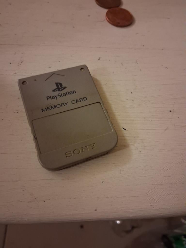 Geheugen kaart playstation  oud, Ophalen