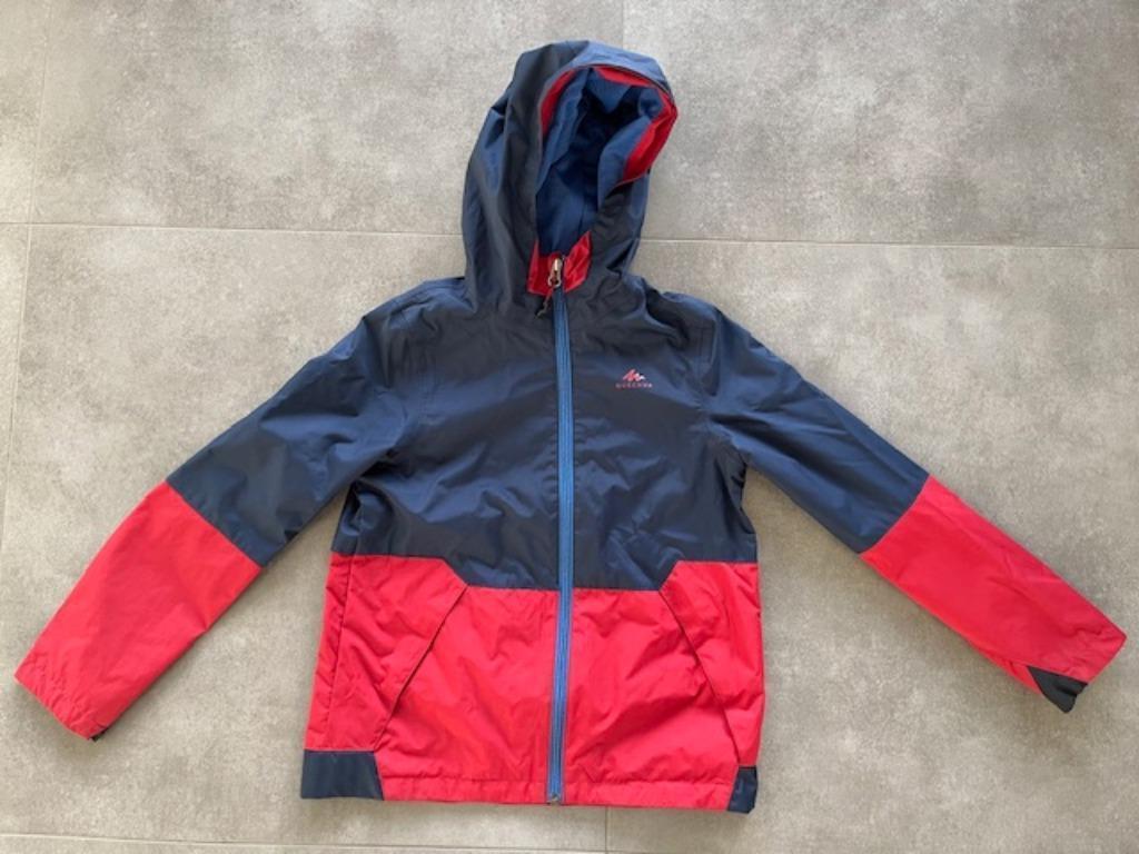 Regenjas – windstopper – tussenseizoenjas 8-9 jaar (Quecha), Garçon, Enlèvement ou Envoi, Comme neuf, Quechua, Decathlon