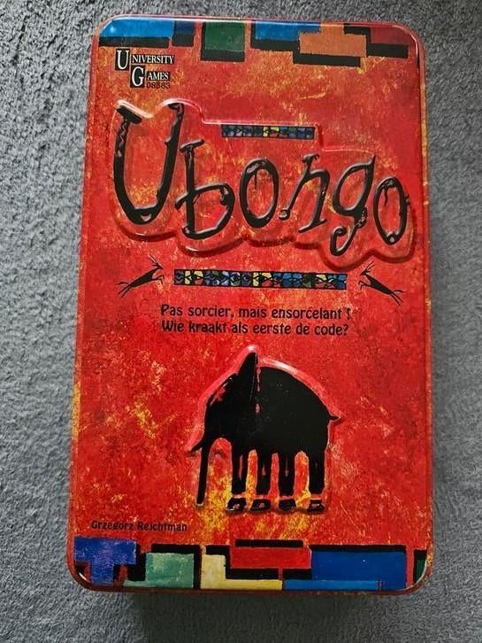 Jeu de société Ubongo en boîte métallique, Hobby en Vrije tijd, Ophalen of Verzenden
