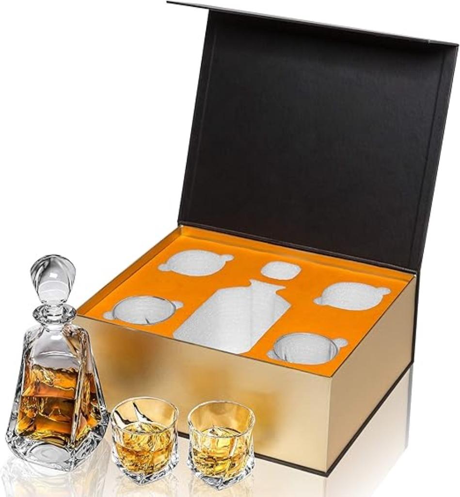 KANARS karaf en whiskyglazen SNELLE GRATIS LEVERING, Verzenden
