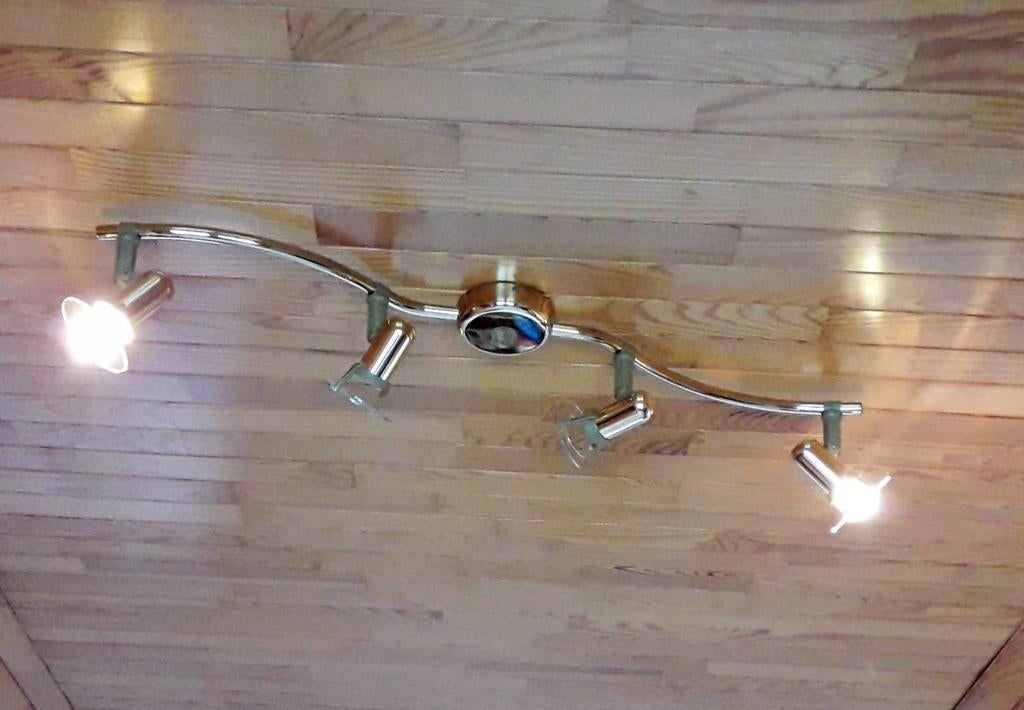 Luminaire à  4 spots, Enlèvement, Utilisé, Autres matériaux