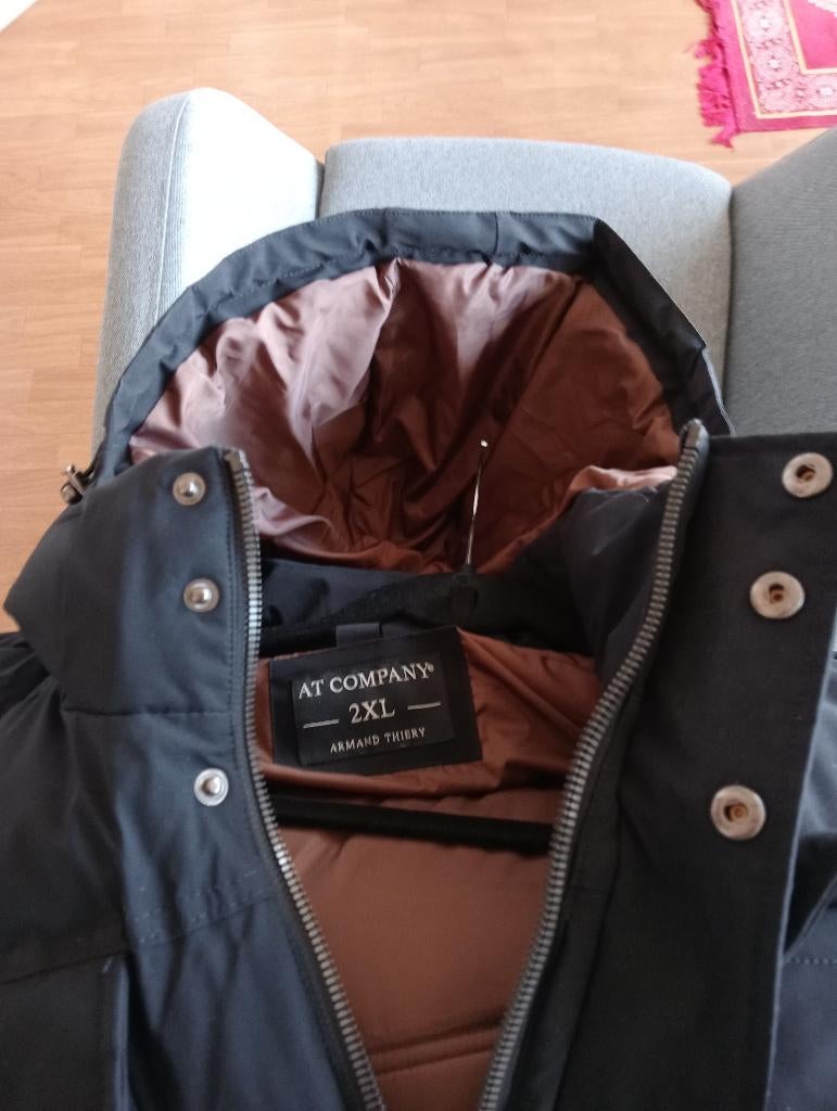 Veste hiver armand thiery 2XL, Enlèvement, Neuf, Autres tailles, Noir