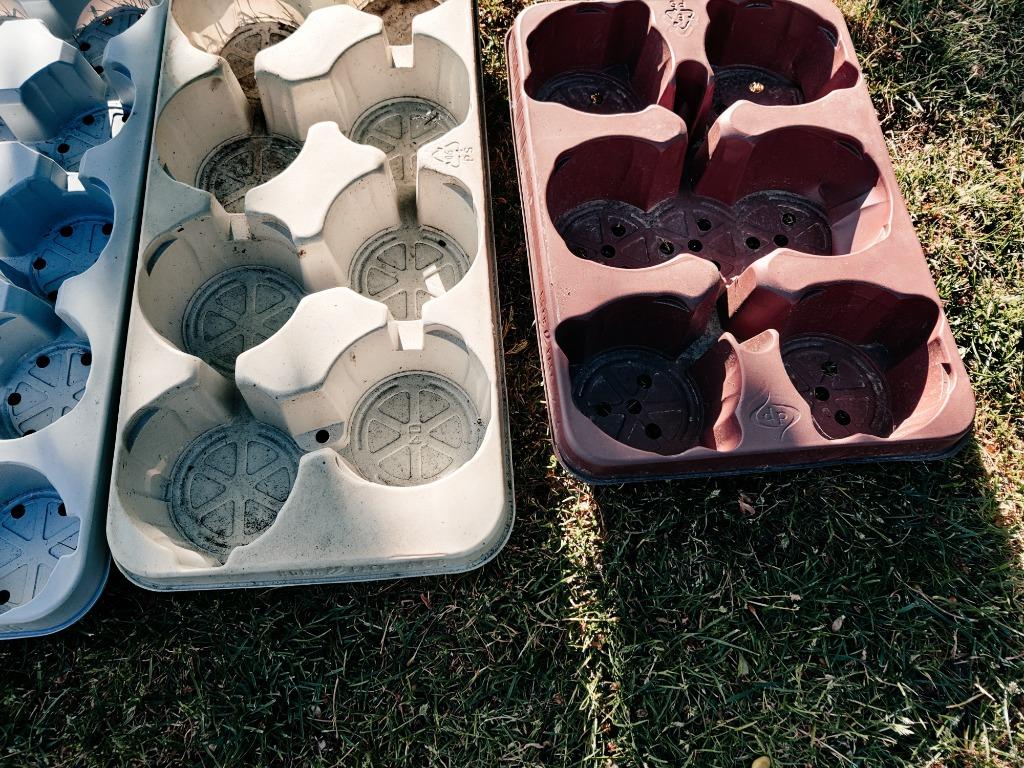 Tray voor bloempotten, Tuin en Terras, Ophalen of Verzenden, Gebruikt, Rechthoekig, Kunststof