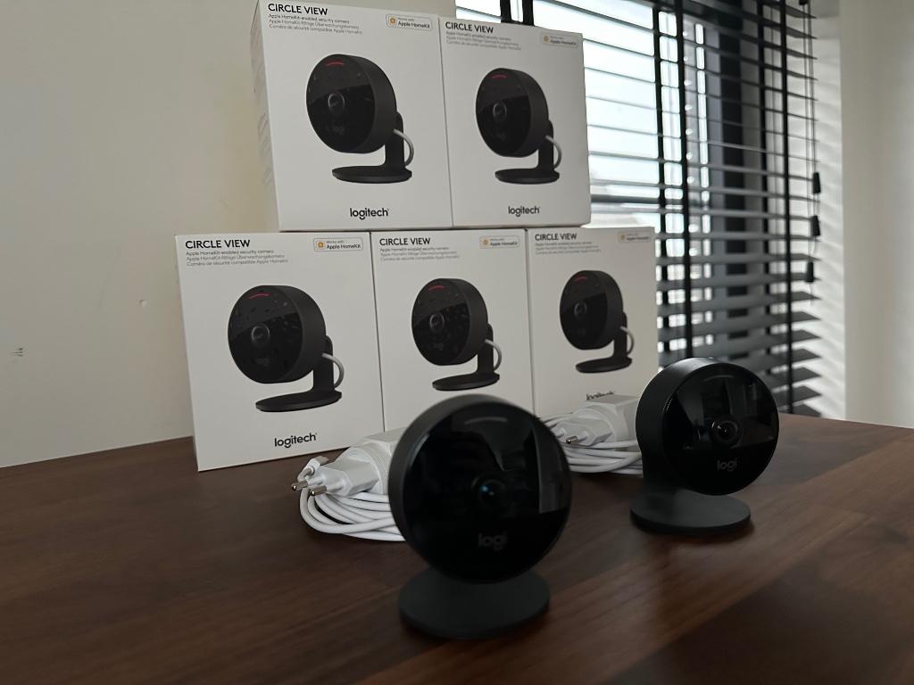 7 Logitech Circle View beveiligingscamera voor Apple HomeKit, Enlèvement ou Envoi, Comme neuf, Caméra extérieure