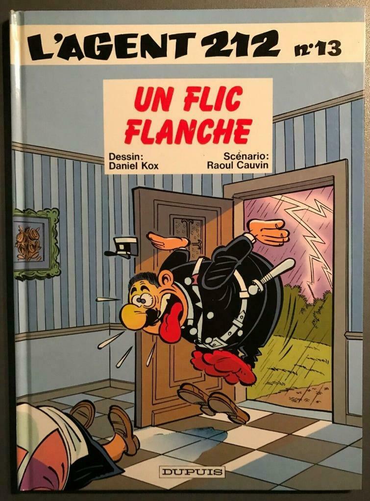 B.D. L'agent 212 N°13 : Un flic flanche, Une BD, Enlèvement ou Envoi, Utilisé, Daniel Kox, Raoul Cauvin