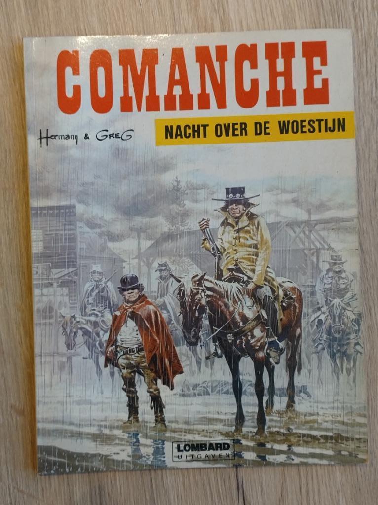 Comanche - Nacht over de woestijn - Hermann, Livres, BD, Enlèvement ou Envoi, Utilisé
