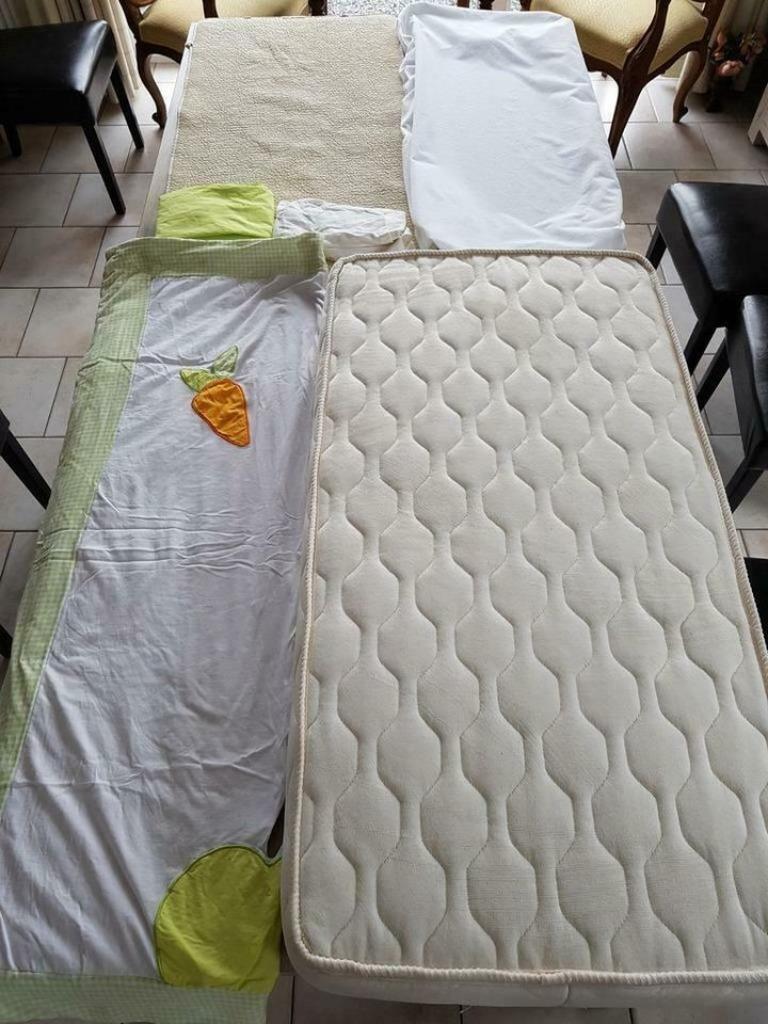 Ensemble Matelas 120x60 et accessoires, Enfants & Bébés, Enlèvement, Comme neuf, Lit