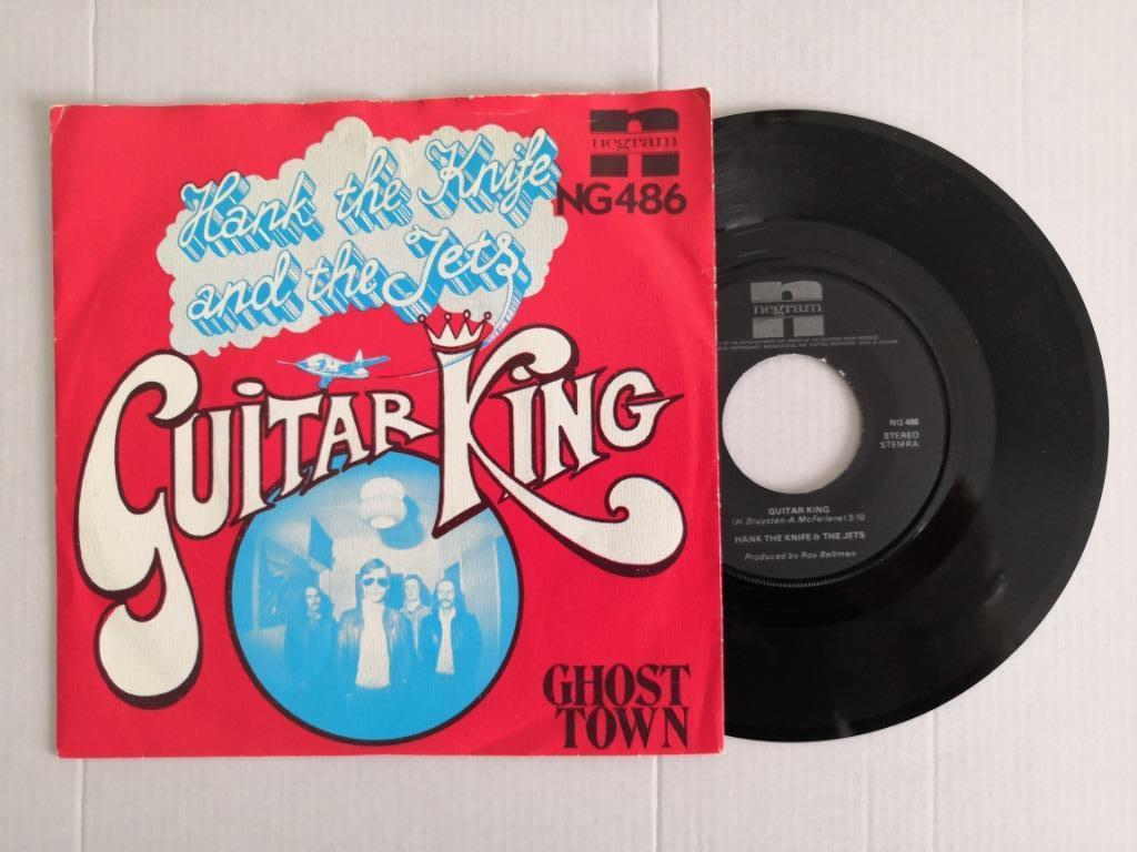 HANK THE KNIFE & THE JETS - Guitar king (single), Cd's en Dvd's, Verzenden, Zo goed als nieuw, Pop