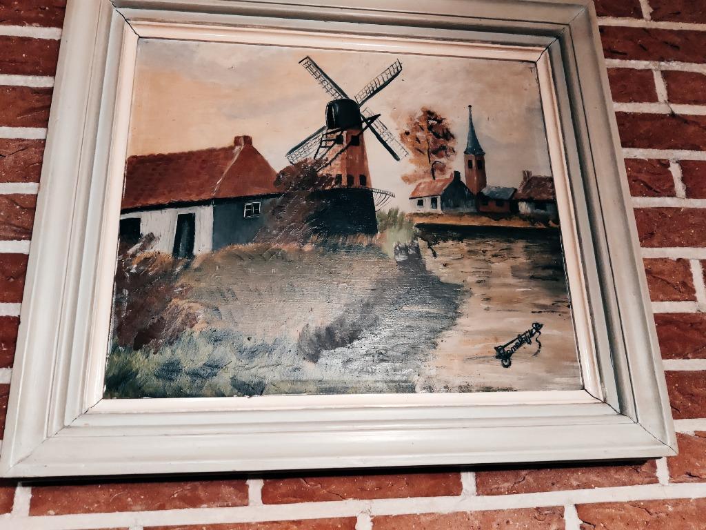 Mooie schilderij, Antiek en Kunst, Kunst | Schilderijen | Klassiek, Ophalen