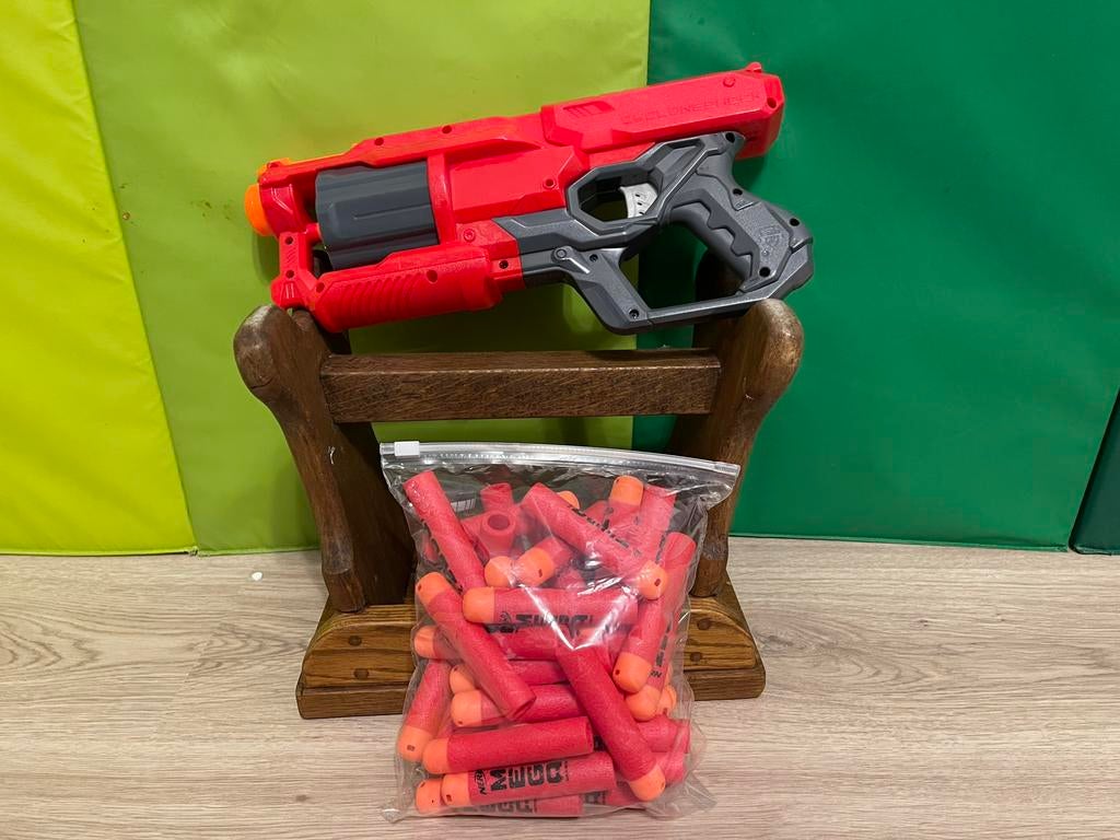 Nerf mega cycloneshock, Enlèvement, Utilisé