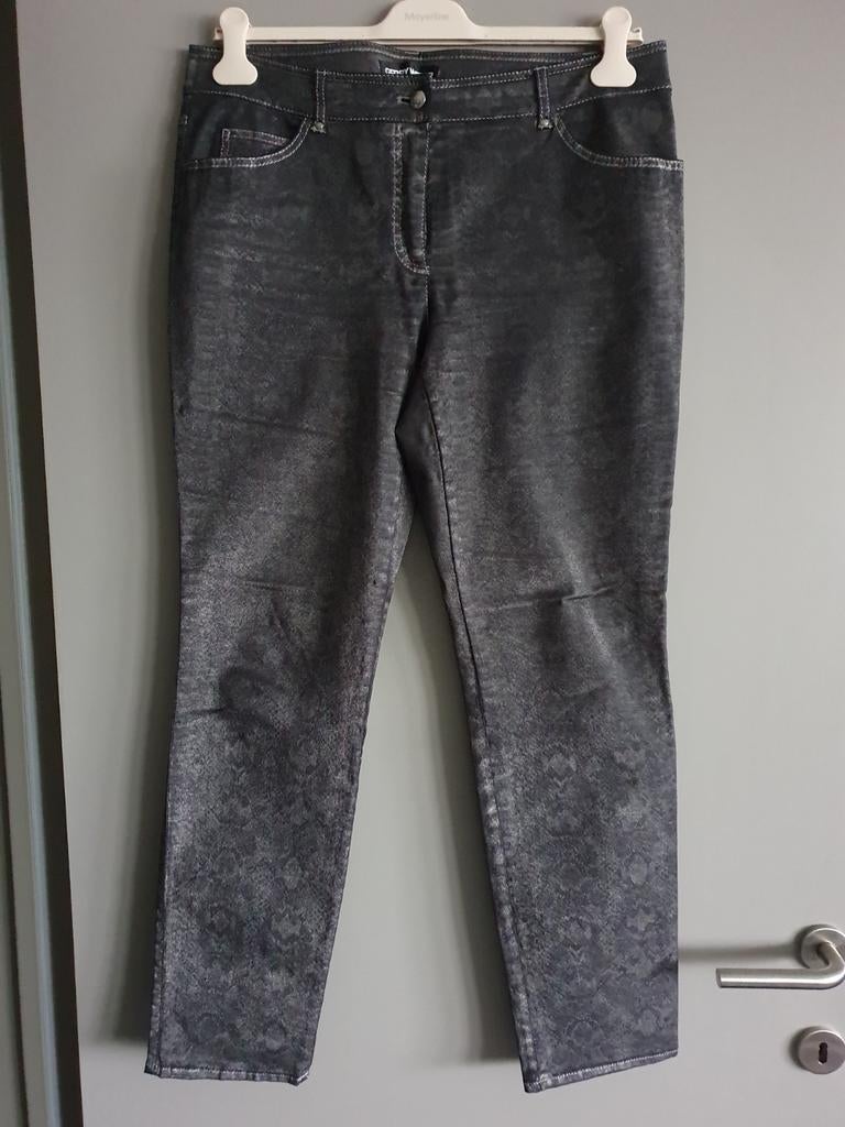 Coated jeans van Gerry Weber maat 44, Kleding | Dames, Gerry Weber, Ophalen of Verzenden, Zo goed als nieuw, Grijs