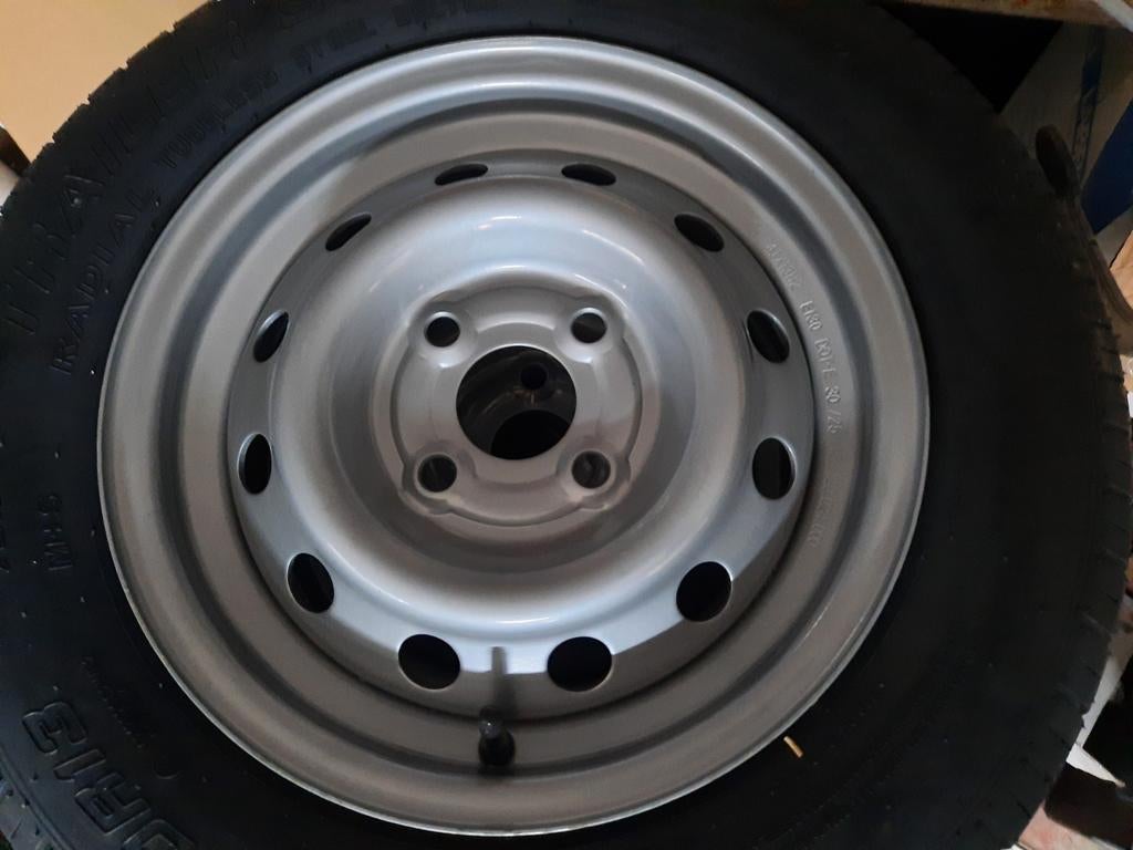 155 70 13 Aanhangwagenwiel.Laatste stuks voor prijsverhoging, Caravans en Kamperen, Caravanaccessoires, Zo goed als nieuw, Ophalen of Verzenden