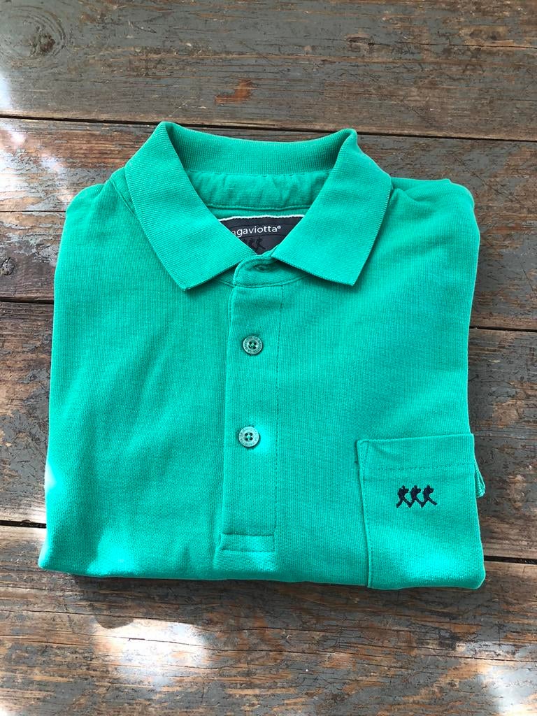 LA GAVIOTTA GROEN POLO SHIRT LARGE, Maat 52/54 (L), La GAVIOTTA, Ophalen of Verzenden, Gedragen