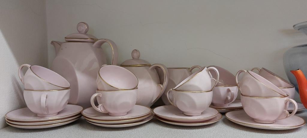 Service café thé fine porcelaine tchèque élégant e, Enlèvement