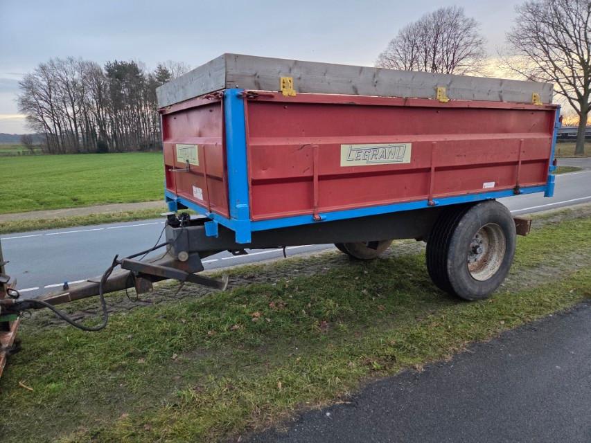 5 tons Le Grand kipper, deuren, geremde as kipkar kipwagen, Enlèvement