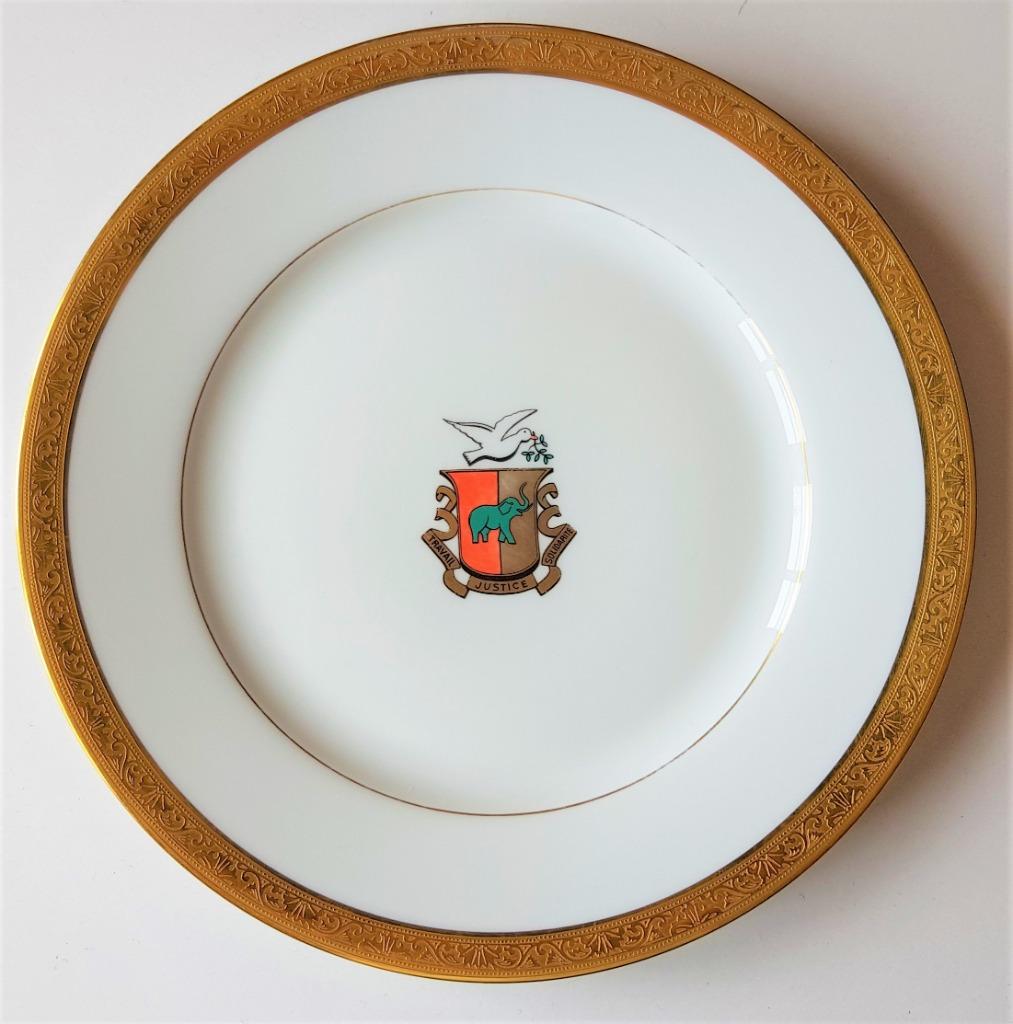 Assiette de prestige vintage - Raynaud & Cie Limoges, Enlèvement ou Envoi