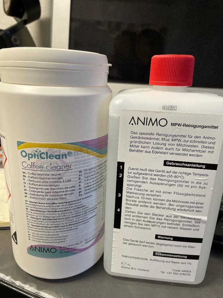 Nettoyants professionnels ANIMO pour machines à café -, Enlèvement, Neuf