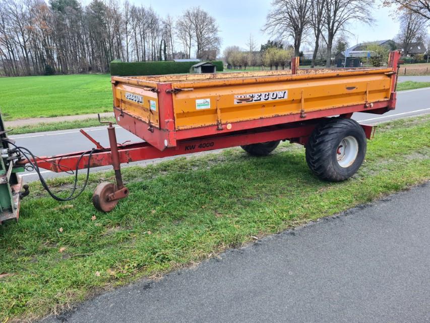 Peecon KW4000 kipper olie geremd, pvg op aanvraag kipwagen, Enlèvement