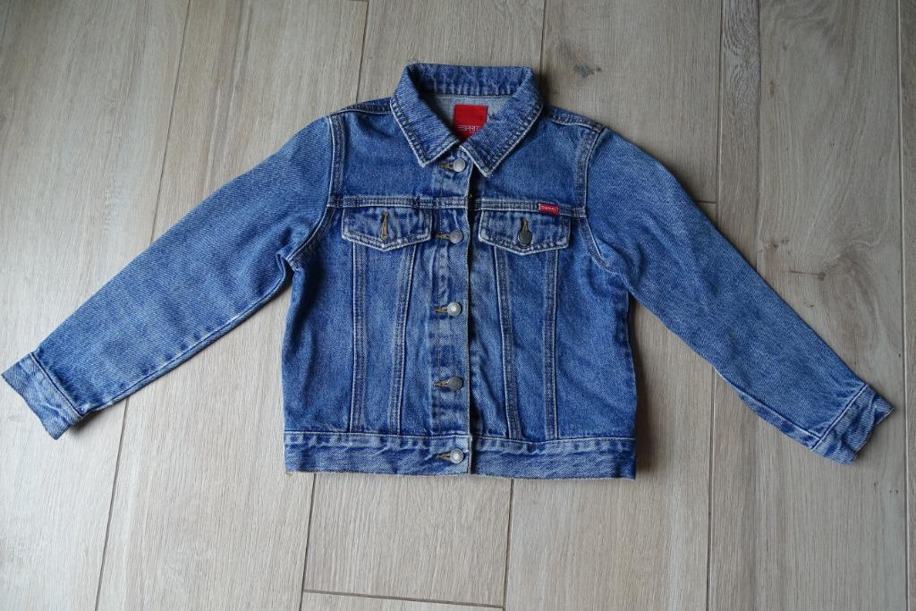 Jeansjas Esprit maat 116 / 122, Kinderen en Baby's, Kinderkleding | Maat 116, Gebruikt, Ophalen of Verzenden, Esprit, Jongen