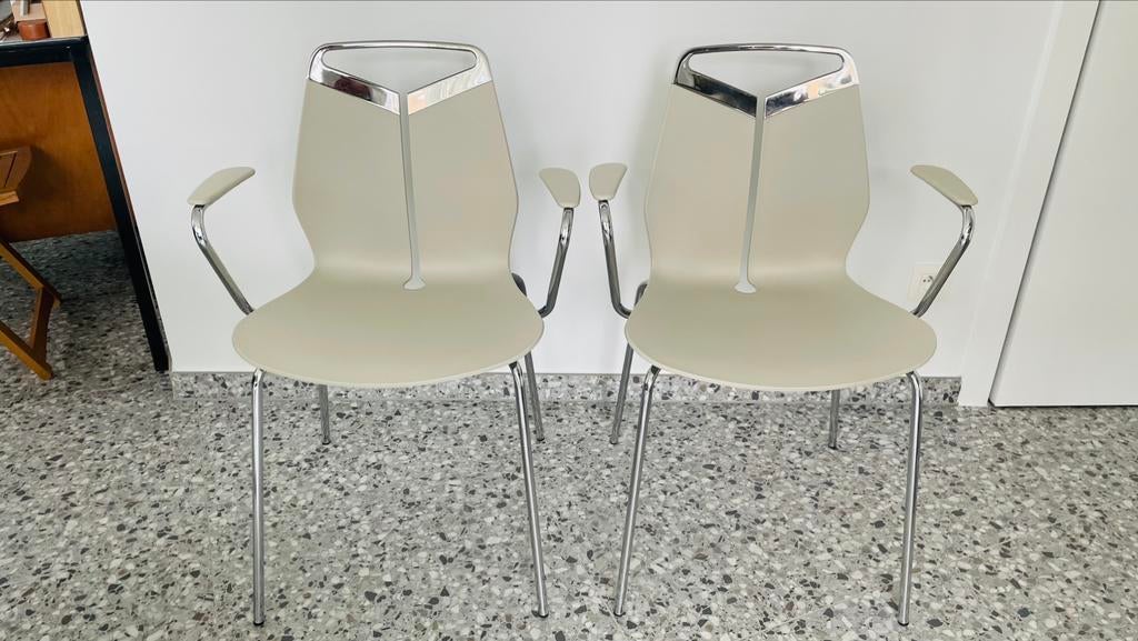 Setprijs voor Decoma Italy Gripp grijze stoelen nieuw!, Ophalen