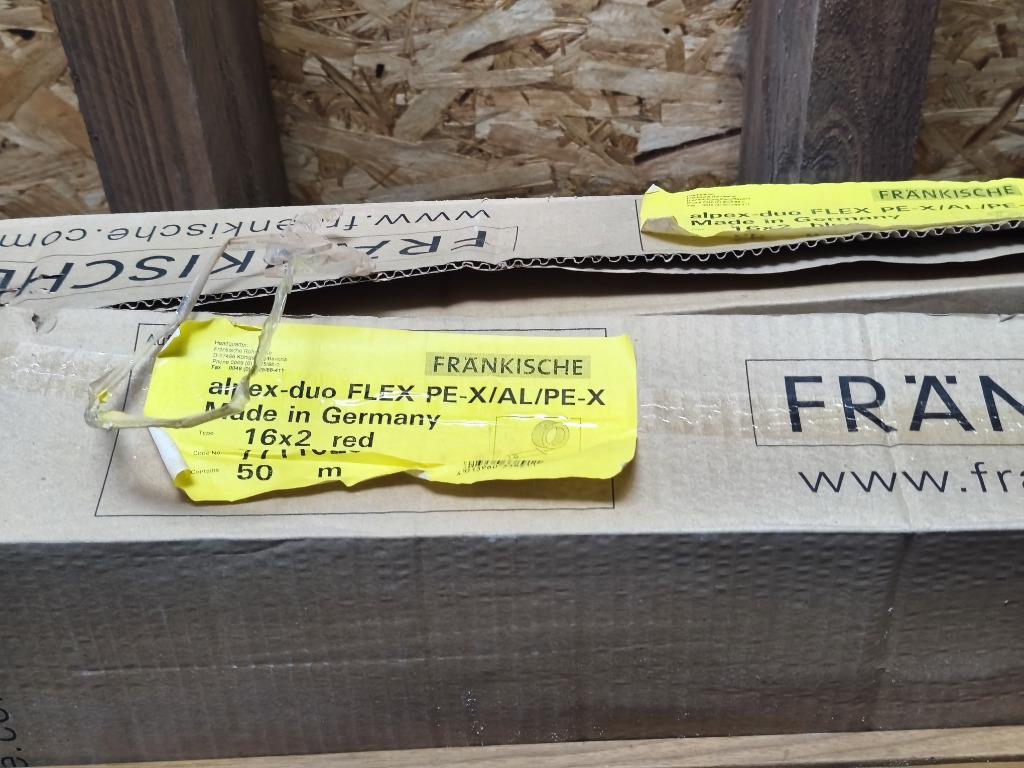 Fränkische Alpex duo flex rood en blauw prijs is per 50 m, Doe-het-zelf en Bouw, Ophalen, Nieuw, Overige typen