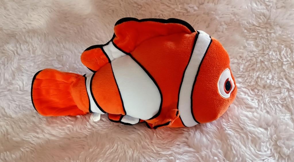 Pluche grote Nemo vis, Ophalen of Verzenden