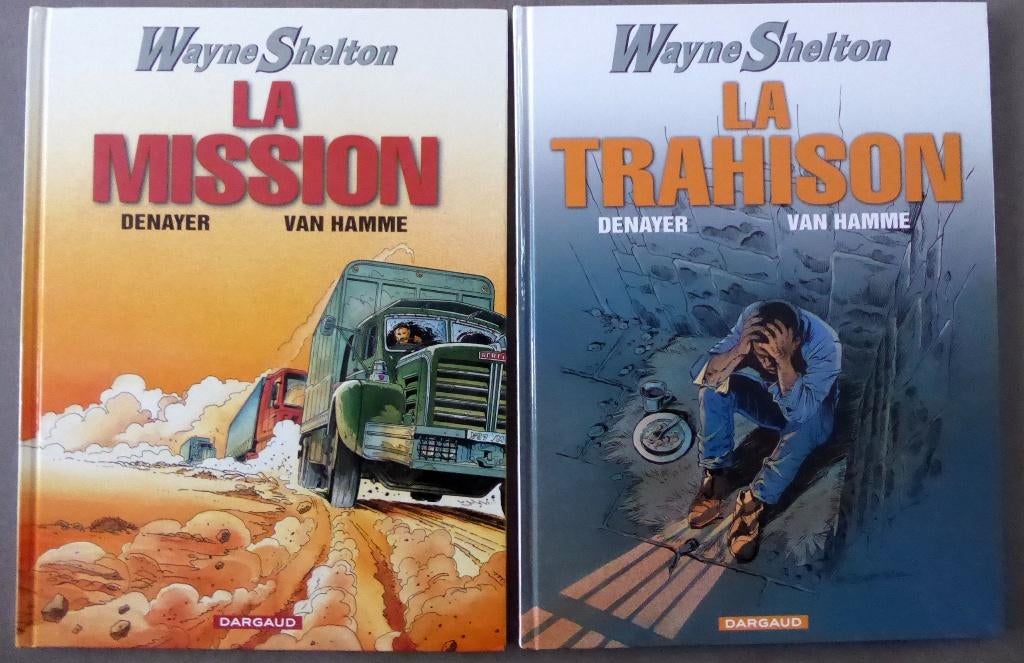 Lot 2 BD "Wayne Shelton" Tomes 1 (EO) et 2 (Re), Livres, BD, Utilisé, Enlèvement ou Envoi