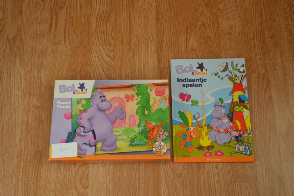 Bol en Smik puzzel + boek, Ophalen of Verzenden, 10 tot 50 stukjes, Zo goed als nieuw