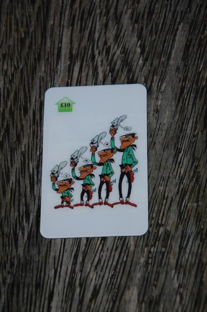Telefoonkaart - Prepaid Card UK - Lucky Luke - The Daltons., Ophalen of Verzenden