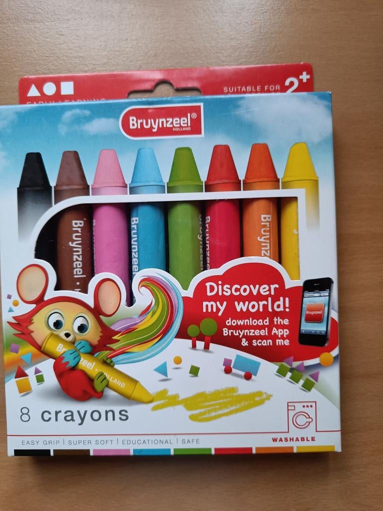Bruynzeel waskrijtjes., Enlèvement, Neuf