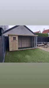 Hondenhok met kennel ook maatwerk grote voorraad, Dieren en Toebehoren, Hondenhokken, Ophalen of Verzenden, Nieuw, Hondenhok