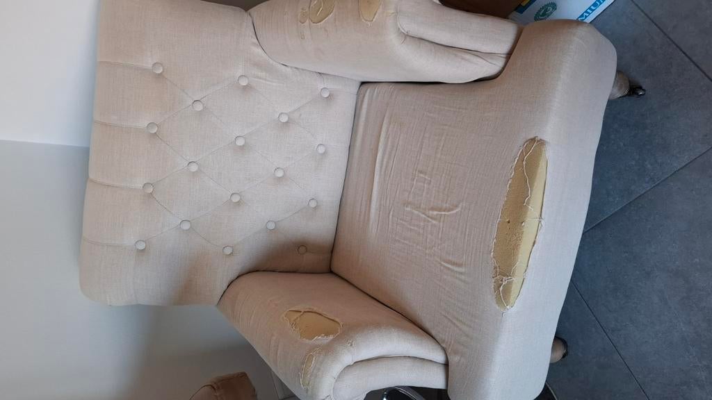 Oude zetel, Enlèvement, Comme neuf