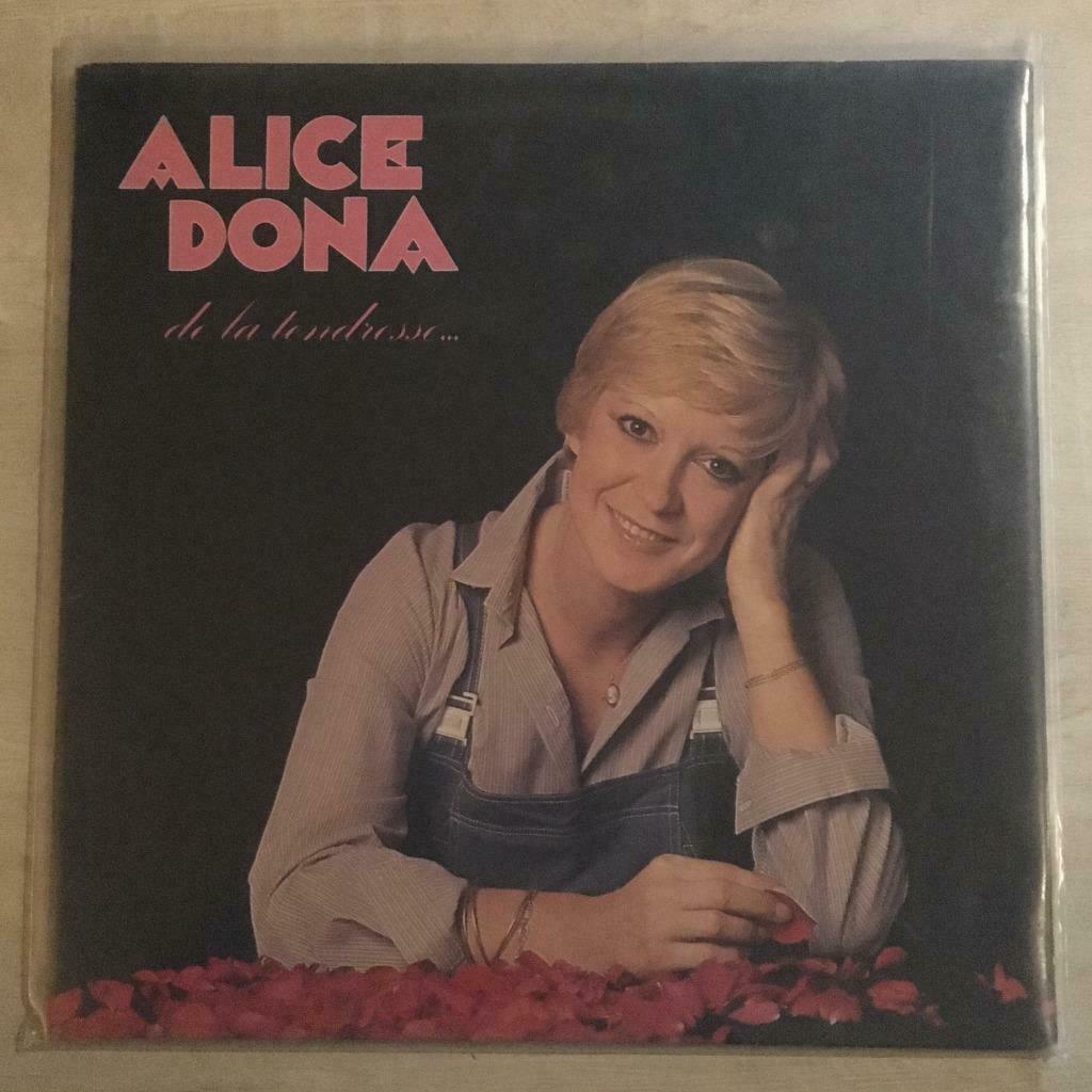 LP Alice Dona - De La Tendresse... (EMI 1979) VG+, Envoi, Utilisé, 12 pouces