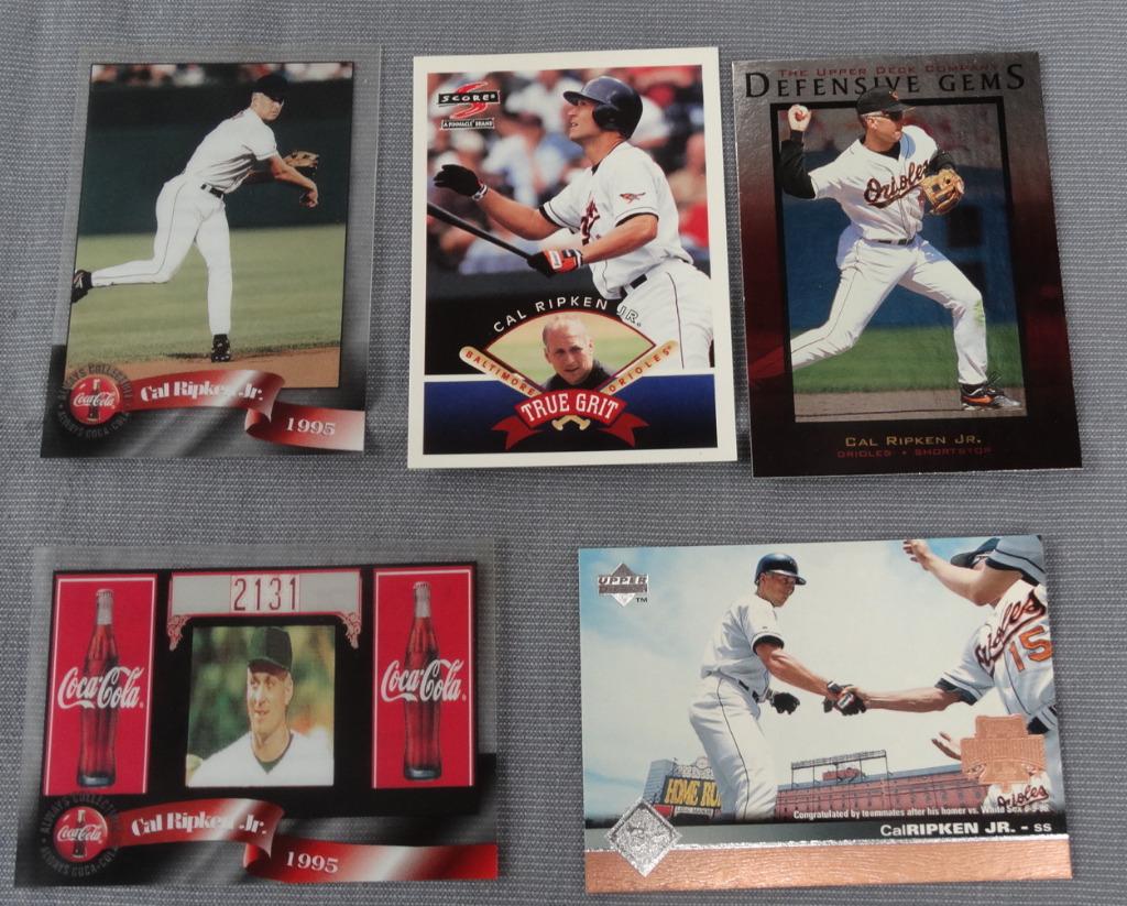 '96-'97 MLB Cal Ripken Jr. kaart lot ( UD & Coca Cola), Ophalen of Verzenden, Zo goed als nieuw, Overige typen