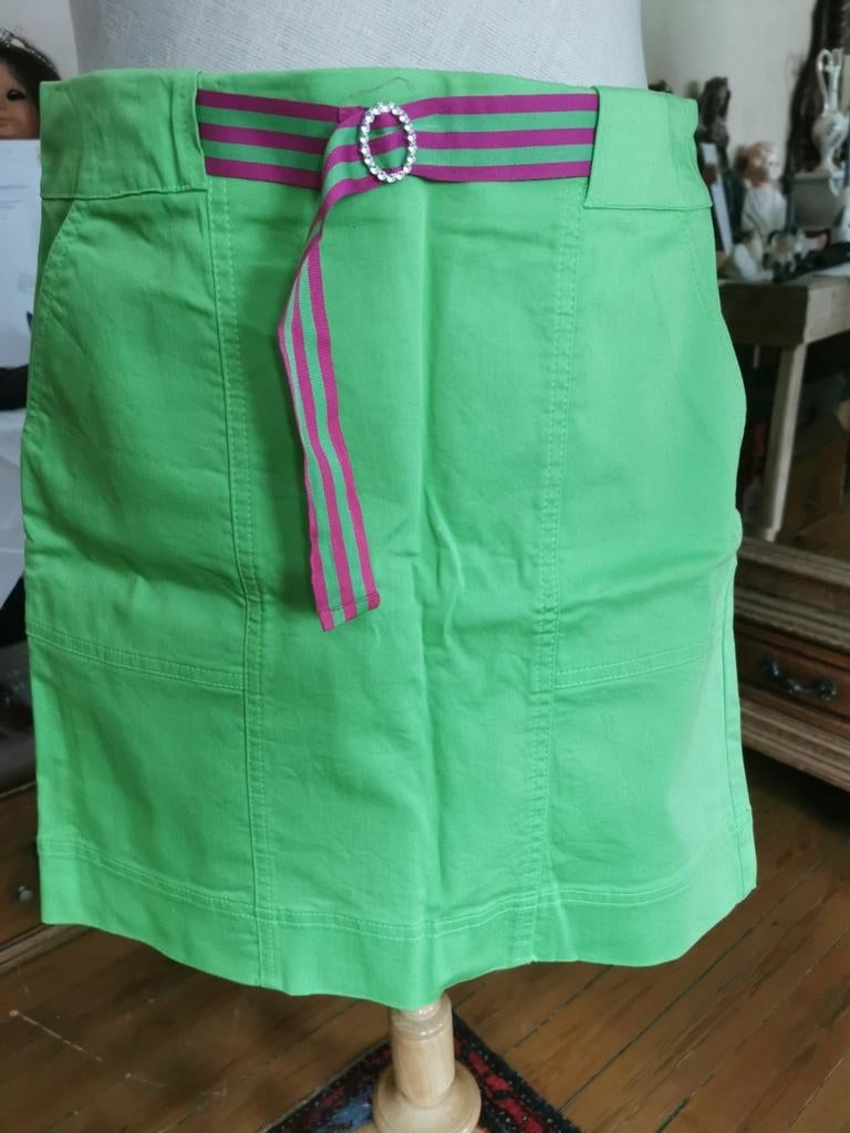 Mooi knal groen rokje GSP, Kleding | Dames, Ophalen of Verzenden, Zo goed als nieuw, Maat 36 (S), Groen