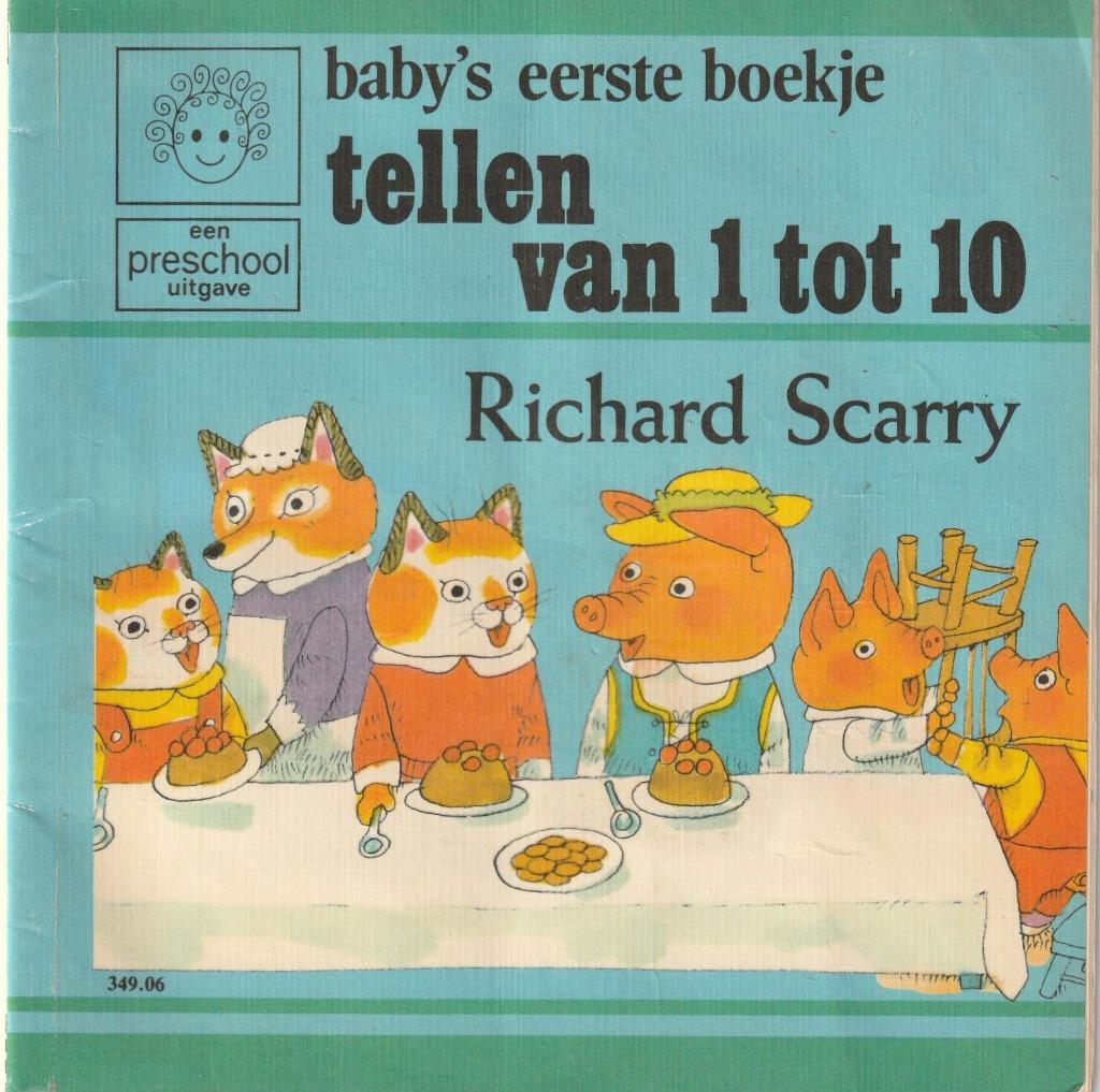 Baby's eerste boekje Tellen van 1 tot 10 - Richard Scarry, Ophalen of Verzenden, Richard Scarry