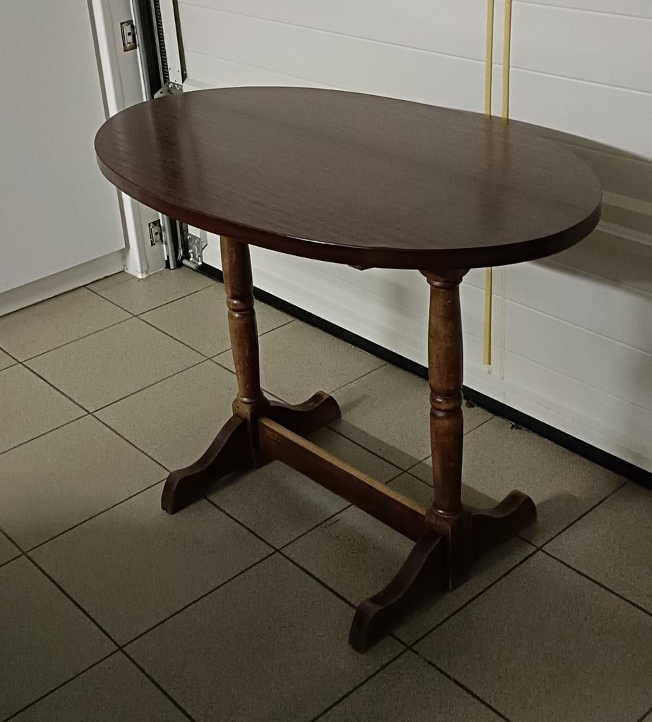 Ovalen tafel 1m op 59cm - ophalen in Brugge, Ophalen