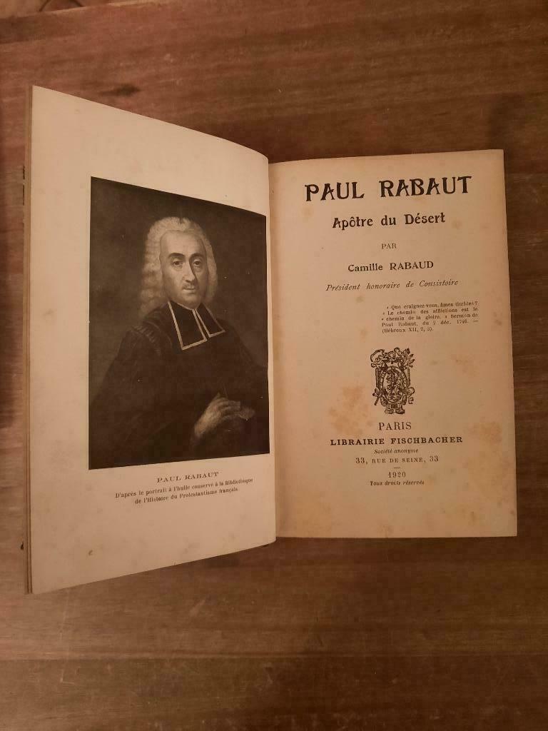 Paul Rabaut, apôtre du Désert, Enlèvement ou Envoi, Utilisé