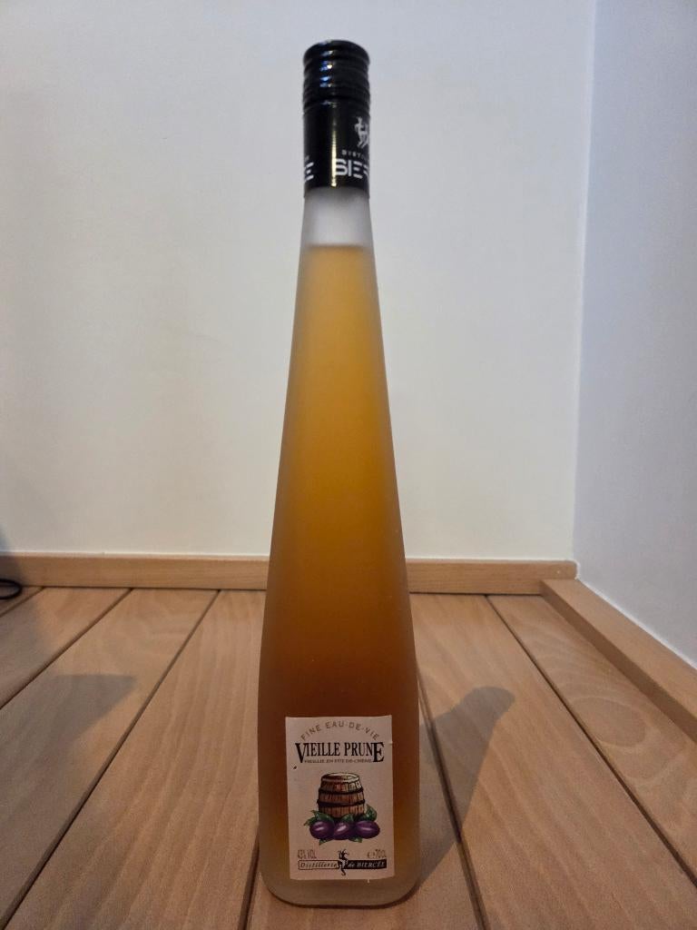 Vieille prune de Biercée 43%, Collections, Enlèvement ou Envoi
