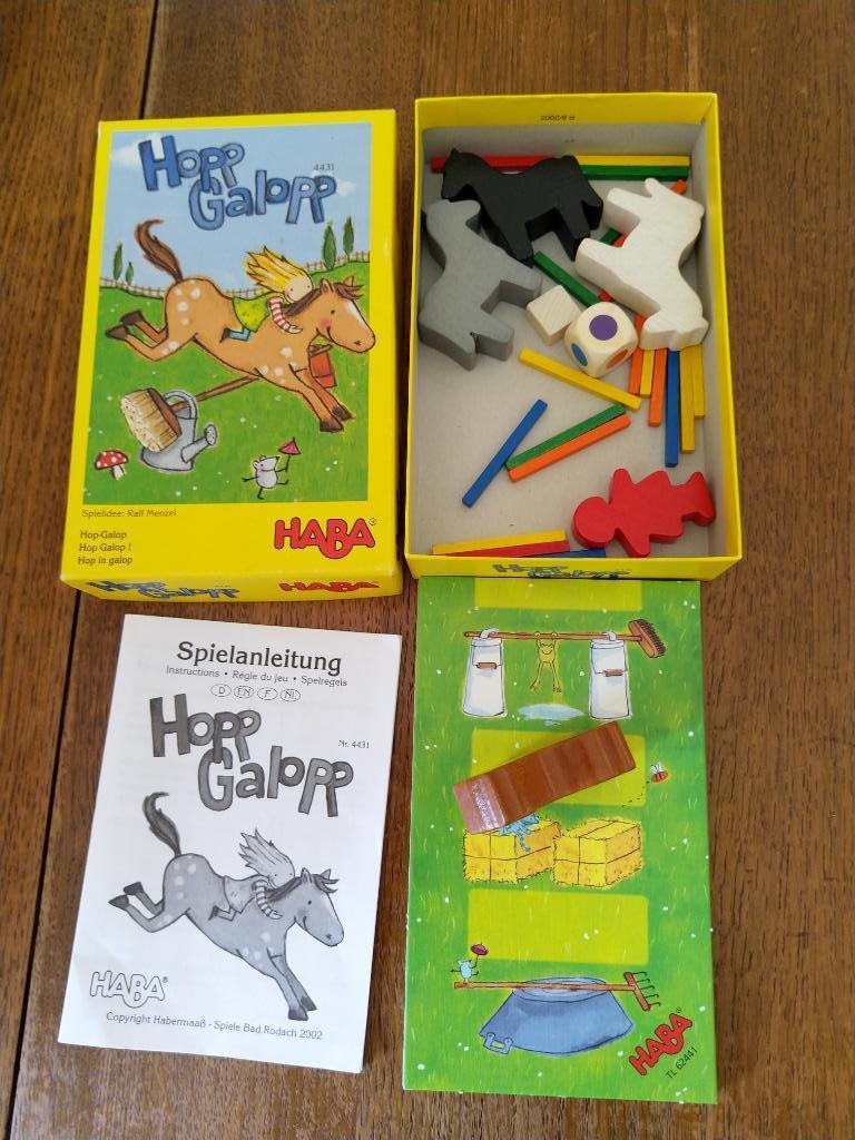 JEUX HABA Hop Galop, Hobby & Loisirs créatifs, Jeux de société | Jeux de plateau, Trois ou quatre joueurs, Enlèvement ou Envoi