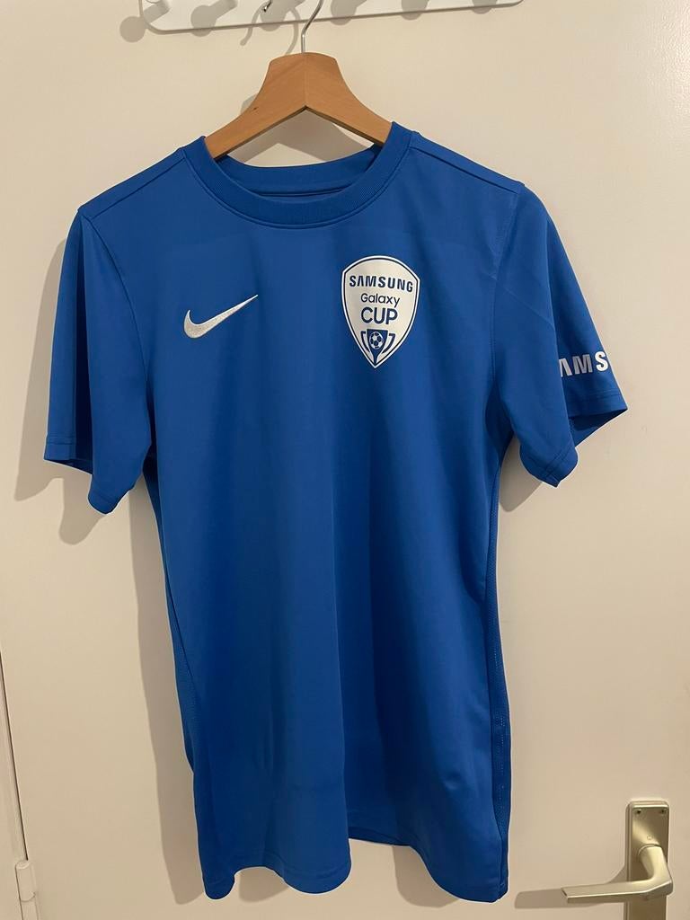 Nike training blauw — Samsung Galaxy Cup, Kleding | Heren, Sportkleding, Blauw, Ophalen of Verzenden, Zo goed als nieuw, Voetbal