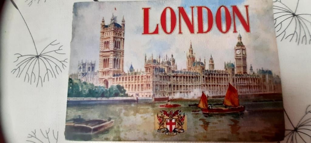 Londen prentboekje vintage, Boeken, Ophalen of Verzenden