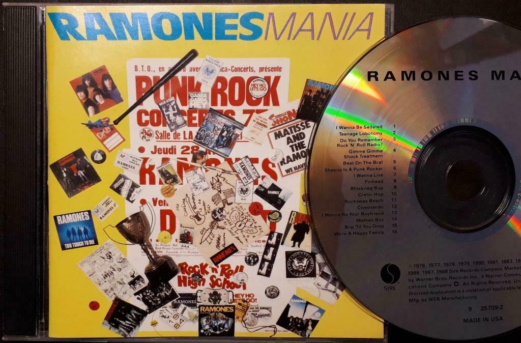 RAMONES - Ramones'mania' ( CD ; 30 titres, Best of), Enlèvement, Pop rock