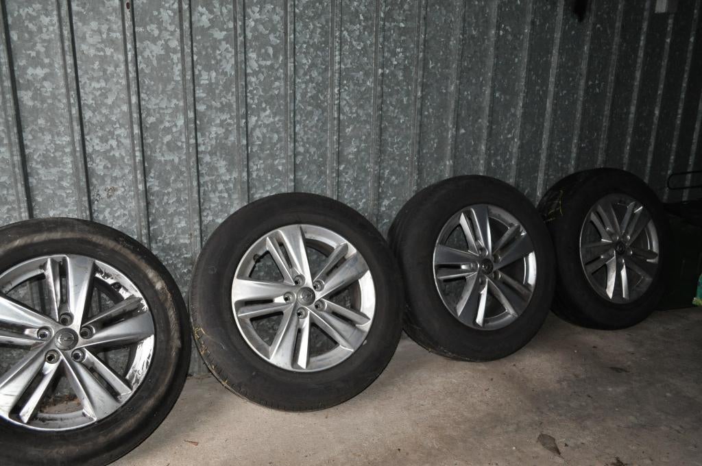 4 roues de voiture à vendre, Ophalen, Banden en Velgen, 17 inch, Personenwagen