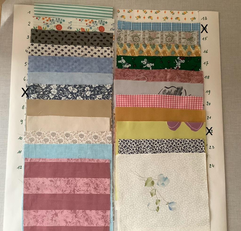 Lapjes stof 20 cm x 20 cm, Hobby en Vrije tijd, Ophalen of Verzenden, Nieuw, Minder dan 30 cm, Minder dan 30 cm