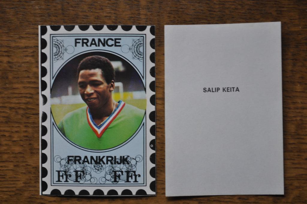VANDERHOUT PLAATJE WORLD CUP 70 SALIP KEITA, Enlèvement ou Envoi, Comme neuf, Image