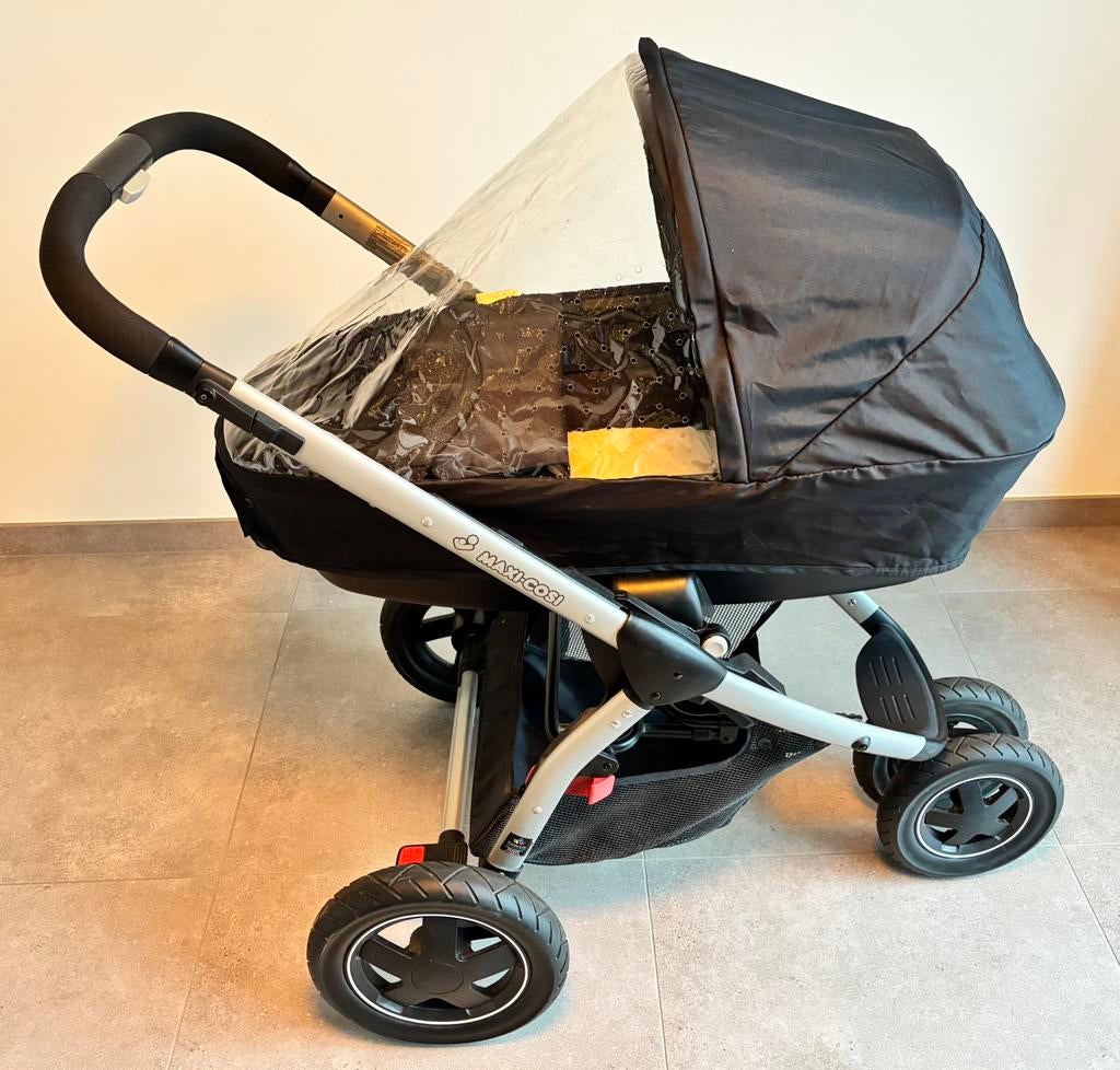 Maxi Cosi Mura Plus 3 - volledige set, Kinderen en Baby's, Kinderwagens en Combinaties, Ophalen, Verstelbare duwstang, Zo goed als nieuw