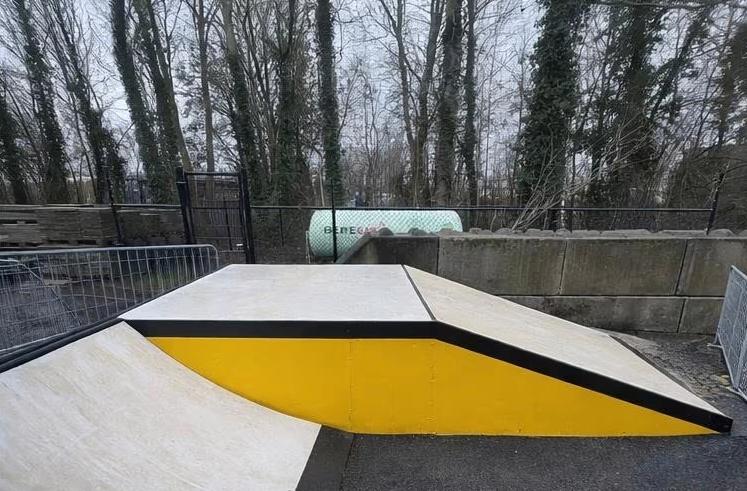 skatepark, Enlèvement, Utilisé