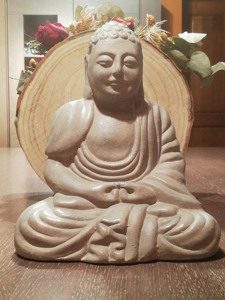 Statue Bouddha, Enlèvement, Comme neuf, Synthétique, Bouddha